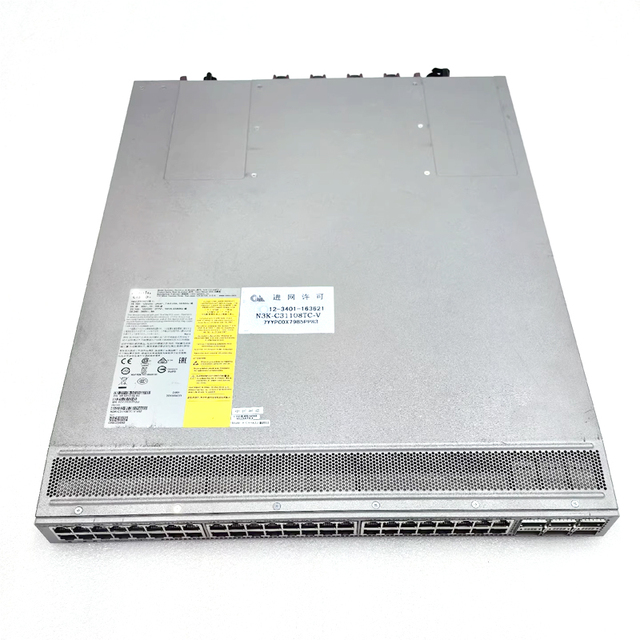 Used N3K-C31108TC-V Ciscoo Nexus 31108TC-V, 48 10Gbase-T RJ-45 and 6 QSFP28 Ports Switch N3K-C31108TC-V Provide test Reports
