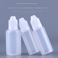 Botellas de 10 ml con Gotero de PE, Diseño Flexible con Boquilla Puntiaguda, Tapas a Presión y Giratorias Resistentes a Niños, Recargables