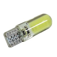 Estroboscópico T10 W5W 194 168 Blanco Azul Rojo Verde COB 12V Gel de sílice Estroboscópico Flash Luz Coche Bombillas LED 501 W5W Bombilla LED Luces T10