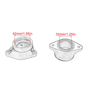 Carburateur de moto en stock, admission 13101-17C01 pour Suzuki GSX750F GSX750 <span class=keywords><strong>Katana</strong></span> GR78A 1990-1998 GSXR750 GR77A 1989-90 - Product Image 2