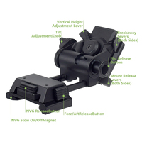 L4G24 L4G19 PVS14 PVS15 PVS31 PVS18 adaptor cepat dipasang dengan kepala paduan aluminium pemegang NVG helm Nv8000 braket dudukan penglihatan malam