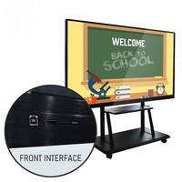 Table numérique MWE en stock aux États-Unis/En Europe, 55/65/75/85 pouces, tableau blanc interactif tactile à 20 points, Android Windows, conférence, éducation