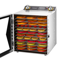 Beste Goedkope Aanpasbare Gedroogde Fruitmachine Commercieel Huishouden Intelligente 12-laags Voedseldehydrator
