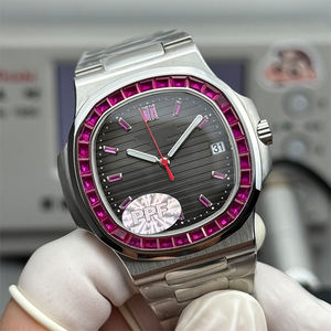 Ensemble de montres mécaniques de luxe pour hommes avec rubis, boîtier de 40 mm de diamètre, montre d'affaires ultra-fine avec mouvement automatique 324 - Product Image 6