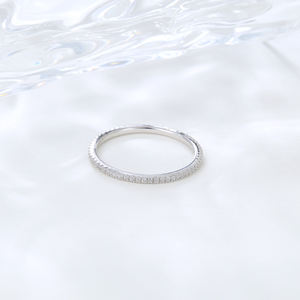 Кирин тонкие кольца оптом гипоаллергенный Циркон 925 стерлингового серебра кольцо - Product Image 4