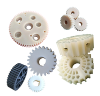 Engrenage en plastique personnalisé en POM / Nylon / ABS / PEEK pour équipement d'automatisation