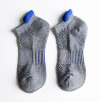 Chaussettes de sport d'été personnalisées moins chères pour hommes, respirantes, confortables, design de la semelle et du revers, 80% coton, usage quotidien
