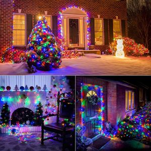 Guirnalda de Luces LED Multicolor Intermitentes de 5mm con Diseño de Estrellas para Navidad, Clasificación IP65 para Exteriores, Decoración Festiva - Product Image 4