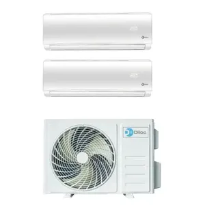 Aire Acondicionado Split Dual Diloc de 12000 BTU R32 Inverter con Calefacción y Refrigeración, Wi-Fi Opcional, Ahorro de Energía A+++. - Product Image 2