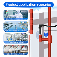 Sensor/Transmisor de Presión Compacto WEIERTAI WRT-131, Salida 4-20mA RS485, Acero Inoxidable 304, para Medición de Presión de Agua, Aceite y Gas, IP65