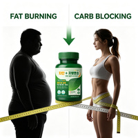 Capsules de L-Carnitine et Haricot Blanc – Bloqueur de Glucides, Brûleur de Graisse, Complément Minceur Herbal, Perte de Poids, Boost Métabolisme – 60 Gélules