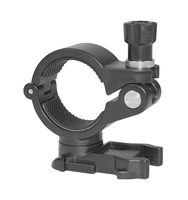 Support fixe de caméra à cylindre rotatif à 360 degrés support de lampe de poche pour casque d'équitation en plein air pour F9 GoPro Hero SJ2000 Xiaomi YI