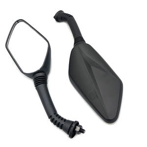 Venta al por mayor espejo retrovisor para Scooter Motocross alta calidad barato motocicleta espejos espejo lateral Piezas de motocicleta - Product Image 4