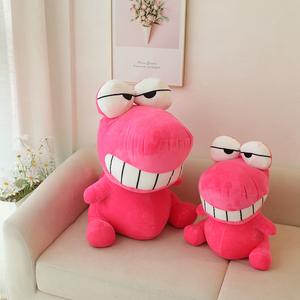 Cartone animato coccodrillo e dinosauro biscotto peluche piccolo orso nuovo con dente scoperto PP cotone lavato pastello cuscino regalo per le ragazze - Product Image 3