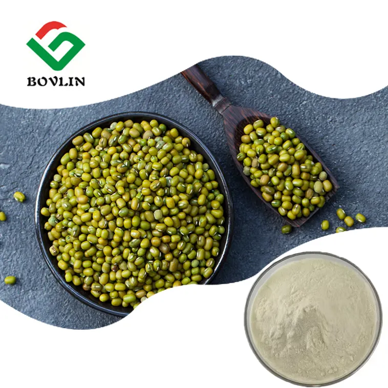 Aditif makanan organik bubuk Protein kacang hijau Mung peptida hidrolisasi bubuk Protein