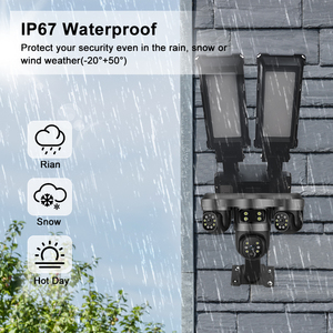 12MP V380pro WiFi Outdoor Security CCTV <strong>Camera</strong> 3 Lenses Wireless Solar Powered 4G Sim Card Solar Street Light <strong>Camera</strong> - Product Image 3