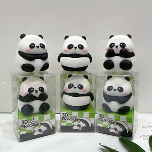 Dễ thương phim hoạt hình Silicone Panda bút kế hoạch, Gấu Trúc Nhỏ chuyển Bút Dao, chất béo gấu trúc khổng lồ trang trí bút chì dao - Product Image 5