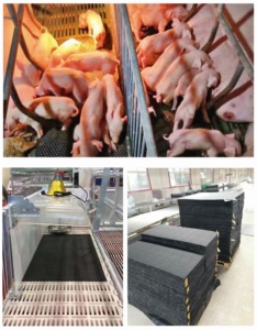 プロ用グレードゴム製安定マットヘビーデューティ滑り止め & 簡単にきれいな馬牛豚と家畜の快適さ - Product Image 6