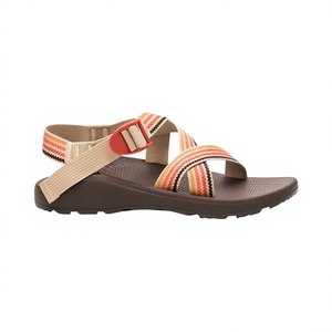 Sandalias planas de cuero PU para mujer, ligeras, de verano, con punta abierta, suela de goma, diseño moderno. - Product Image 1
