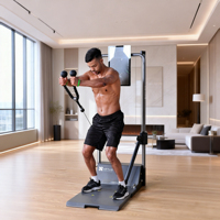 Gimnasio Multifuncional Aptus para el Hogar, Entrenamiento de Resistencia Variable Digital, Equipo de Fitness Plegable para Fortalecimiento y Desarrollo Muscular