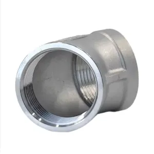 Factory Direct Sells Industrial Grade Pipe Fitting 304 316 Stainless Steel 45 Degree Curved Tube Elbow