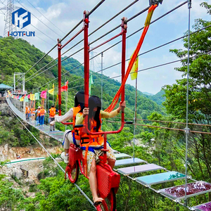 Délicat prix d'usine attractif populaire extérieur en fibre de verre en acier parc d'attractions tour coeur écarlate à vendre pour centre commercial - Product Image 2