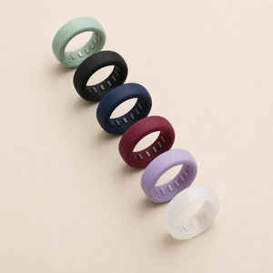 เคสซิลิโคน Oura Ring 5/4 Galaxy Ring RingConn Ultrahuman สีเขียวมิ้นท์แบบมีรูระบายอากาศ ป้องกันสมาร์ทริง ระบายอากาศได้ดี เหมาะสำหรับกิจกรรมกลางแจ้ง - Product Image 6