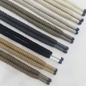 Cordon de serrage 100 % polyester CQ avec embout en silicone élastique et cordon enduit de cire pour DIY (pantalons, chaussures, sacs, vêtements) - Product Image 1