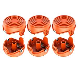 Cubierta de cabezal de hilo para desbrozadora RC-65-P 90517175 A6442-XJ, cubierta de carrete de repuesto GREEN DECKER GH710 GH700 GH750 EU GL Series 76.2x45mm - Product Image 3