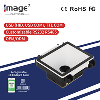 Módulo Escáner de Códigos de Barras 2D Image EM21 COM/USB, Mini Escáner Integrado, Lectura Automática Inteligente y Sensible, Lector de Códigos QR 2D