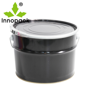 5 litres de peinture à l'huile peut petits seaux en métal avec couvercle et poignée - Product Image 2