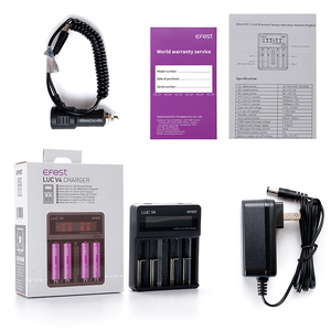 2024 cập nhật efest <span class=keywords><strong>luc</strong></span> V4 <span class=keywords><strong>LCD</strong></span> Type-C USB 12V 5V 2A 3.7V Li-ion 14500 16340 18350 18500 18650 20700 <span class=keywords><strong>26650</strong></span> 21700 pin sạc - Product Image 6