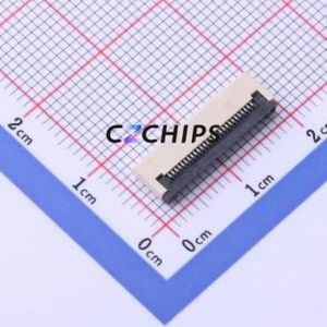 FC05-S27FCT-00 FFC/FPC Connector SMD,P=0.5mm,Horizontal Mount Connector Flip Cover Type Bottom Contact 27P 0.5mm - Product Image 1