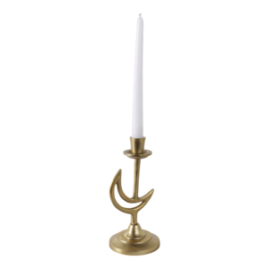 Portacandele a mezzaluna in metallo per centrotavola, soggiorno, cucina, mensola, decorazione per console - Product Image 2