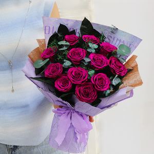 Bouquet da sposa di alta qualità san valentino festa della mamma conservato Bouquet di Rose eterno Bouquet di fiori per regali o decorazioni per la casa - Product Image 2