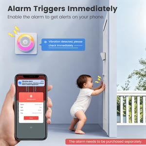 Capteur de vibration intelligent Tuya Zigbee, étanche, alarme de chute et d'inclinaison, blanc, détection de mouvement intérieure/extérieure - Product Image 4