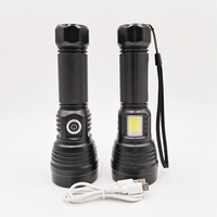 Lampes de poche LED super lumineuses, petites, portables, étanches, rechargeables par USB, bon marché