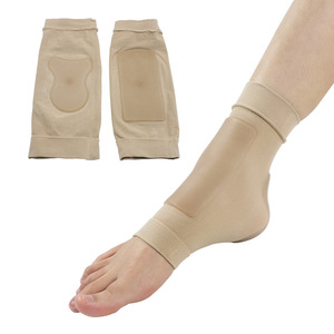 Calcetines transpirables antigrietas para piernas de Gel, <span class=keywords><strong>mangas</strong></span> protectoras de nailon para tobillos para mujeres y hombres, manga protectora para el talón, alfombrilla para pies - Product Image 1