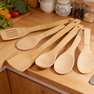 Ensemble <span class=keywords><strong>de</strong></span> 6 spatules et cuillères <span class=keywords><strong>en</strong></span> bambou faites à la main, <span class=keywords><strong>ustensiles</strong></span> <span class=keywords><strong>de</strong></span> <span class=keywords><strong>cuisine</strong></span> antiadhésifs, outils <span class=keywords><strong>de</strong></span> wok <span class=keywords><strong>en</strong></span> <span class=keywords><strong>bois</strong></span> durables, gadgets <span class=keywords><strong>de</strong></span> <span class=keywords><strong>cuisine</strong></span> - Product Image 1