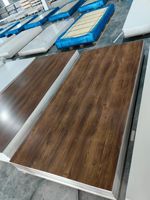 Plaque de marbre PVC moderne, finition brillante avec protection UV, revêtement décoratif pour hall, imperméable et écologique