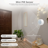Détecteur de mouvement PIR Zigbee, détecteur infrarouge sans fil intelligent pour le mouvement du corps humain, détecteur de mouvement ZigBee, alarme de sécurité pour la maison intelligente