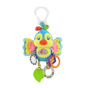 Heureux singe bébé lit suspendu jouet en plastique souple Animal hochet pendentif avec <span class=keywords><strong>dent</strong></span> gomme BB anneau papier peluche jouet - Product Image 3