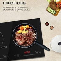 Offre Spéciale américaine 120v 3500W Smart Touch Stove Cook Top Cuisinière électrique 3 brûleurs Cuisinière à induction