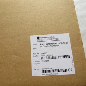 Sensor capacitivo de nivel de líquido Pepperl+Fuchs LCL1-R3K-PWAN-NA 24 V CC Fabricado en Alemania - Product Image 1
