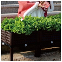 Jardinières surélevées, jardinières de balcon pour légumes, conteneurs de jardinage sur toit, pots de fleurs rectangulaires
