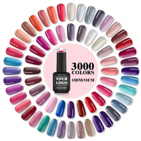 Vernis à ongles en gel UV LED sans HEMA ni TPO, haute pigmentation, longue tenue, à retirer par trempage, pour salon de beauté