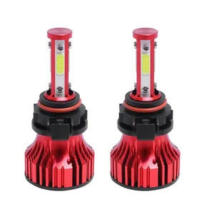 Lampe automobile 4 Côté Ampoule h4 led Phare Ampoules H4 HB3 HB4 H11 H13 9005 9004 Auto Lampes Antibrouillard Pour Voiture Moto