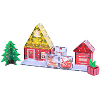 Blocs de construction magnétiques Jouets éducatifs Blocs magnétiques Cadeaux de Noël pour enfants