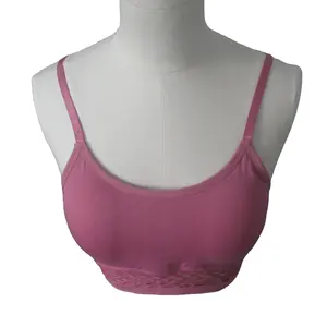 Yiwu Fangjun Wide U Neck Sports Top High Quality Bra Sweat-Wicking Breathable Spandex / Nylon Pilates Exercise Activewear for w