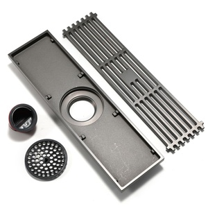 Maxery chất lượng tốt nhất Brass thiết bị vệ sinh mạ niken bảo vệ gót chân thoát nước sàn với Brass bẫy cho phòng tắm - Product Image 3